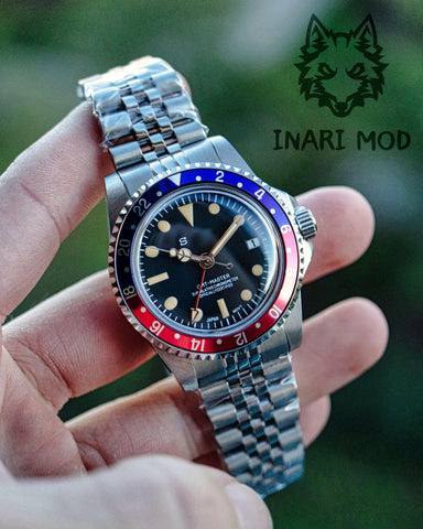 Seiko Mod GMT Vintage Pepsi Order it for only 359.90 Inarimod