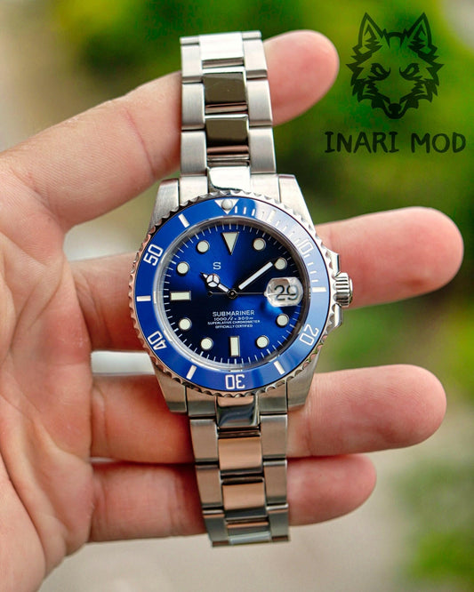 Seiko Mod Submariner Blue from Inarimod for just 299.90€