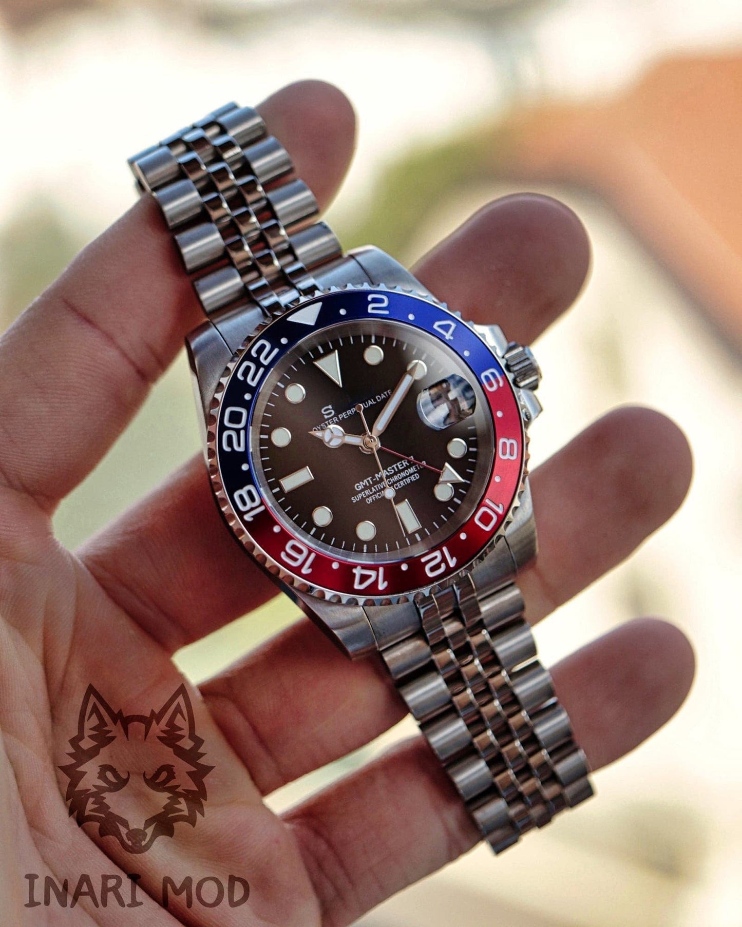 Seiko Mod Pepsi GMT from Inarimod for 359.90