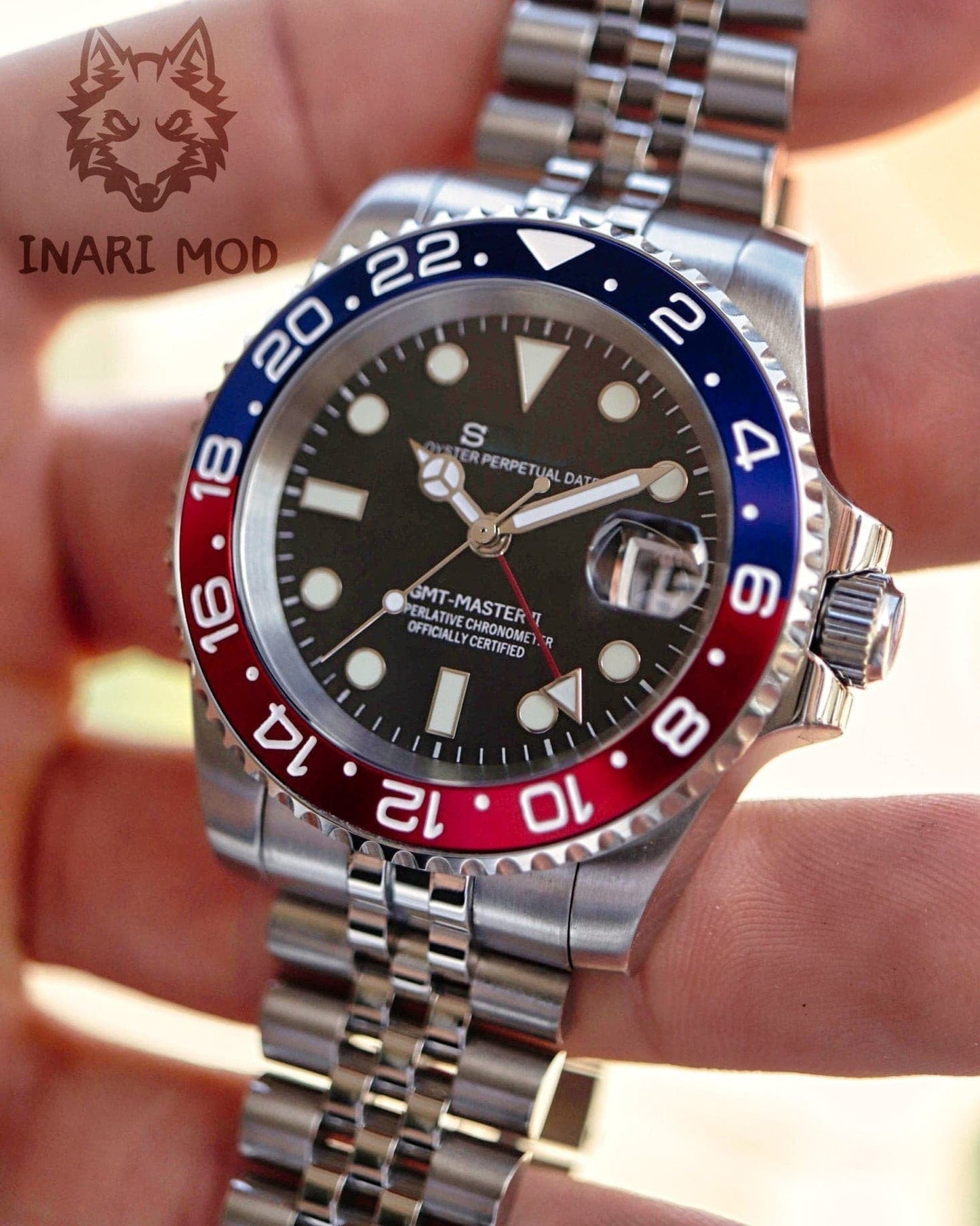 Seiko Mod Pepsi GMT from Inarimod for 359.90