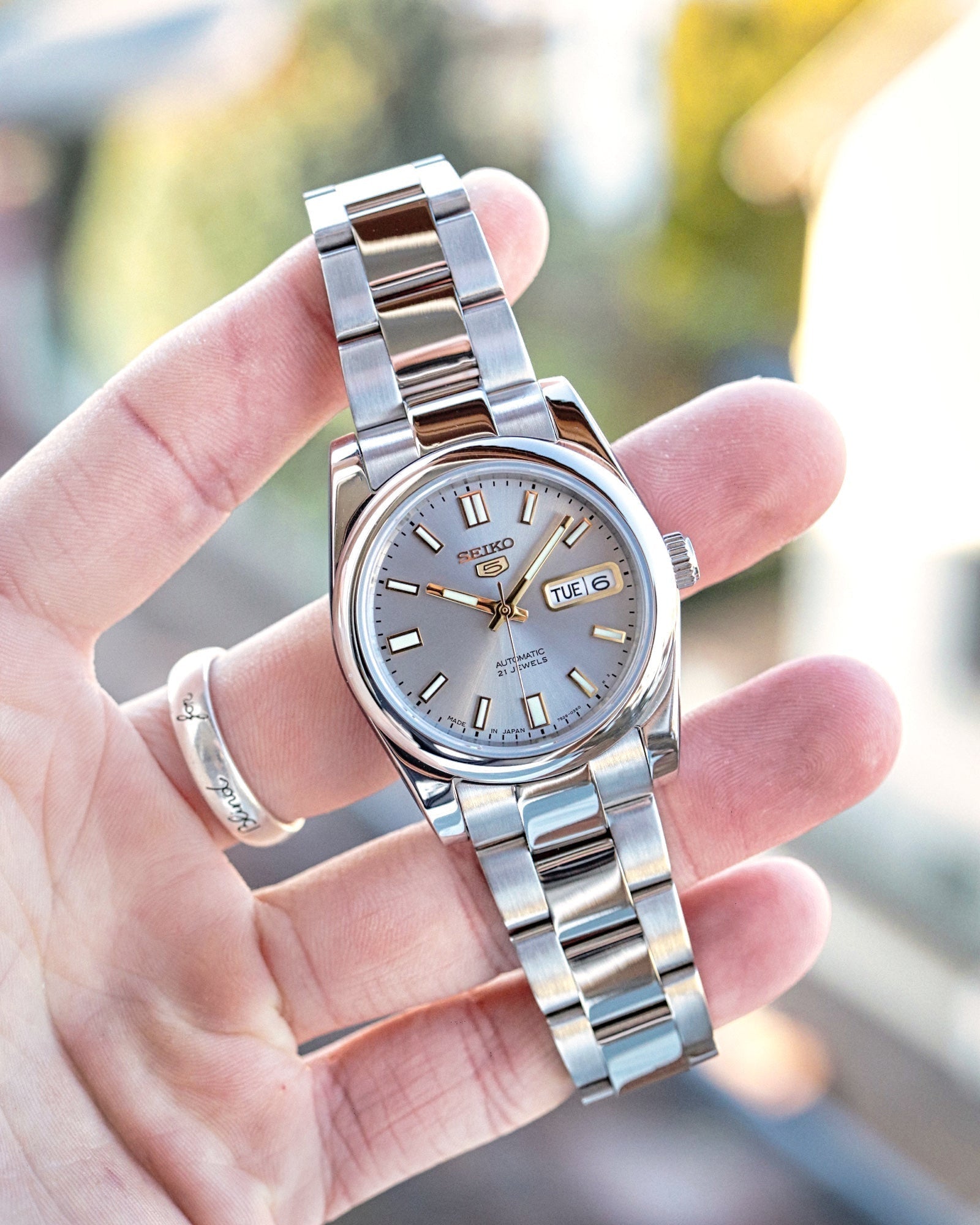 Seiko Mod Oyster Grey & Gold from Inarimod at 289.90
