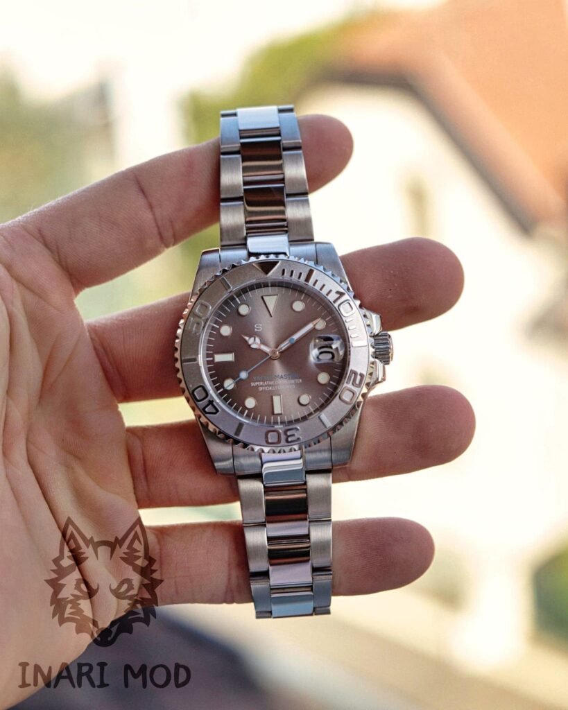 Seiko mod Yachmaster grey