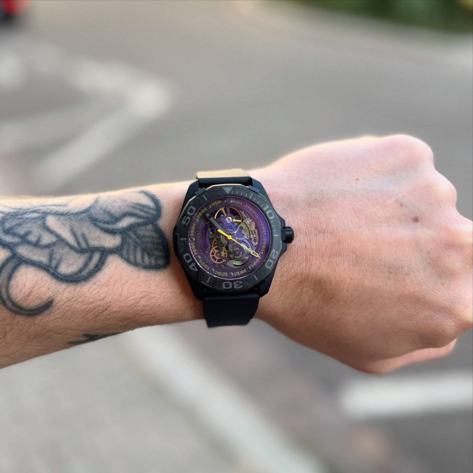 Montre Tag heuer Aquaracer custom